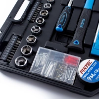Zestaw narzędzi 234 elementy Fixtec Kompletny Zestaw Majsterkowicza