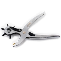 Dziurkacz do skóry, wyrobów galanteryjnych, 6 rodzajów otworów Fixtec