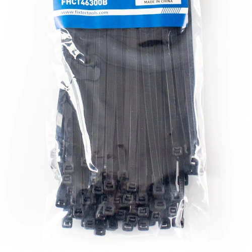 Trytytki, Opaski zaciskowe, Zipy 4.6x300mm Fixtec 100szt