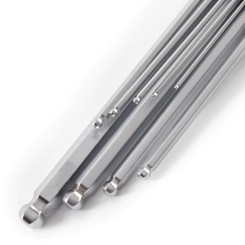 Zestaw kluczy imbusowych 9 elementów, Stal CR-V Fixtec