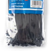 Zestaw opasek zaciskowych, Trytytek, Zipów 300mm 250mm 200mm Fixtec 300szt