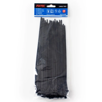 Trytytki, Opaski zaciskowe, Zipy 4.6x250mm Fixtec 100szt