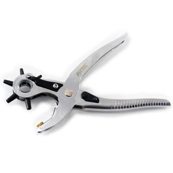 Dziurkacz do skóry, wyrobów galanteryjnych, 6 rodzajów otworów  Fixtec