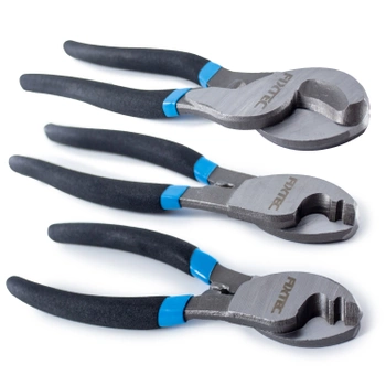 ZESTAW NOŻYC Szcypce do cięcia Przewodów Kabli 3szt 6", 8", 10" Fixtec